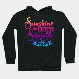 Sunshine Kisses And Summer Wishes Hello Summer Beach Hoodie